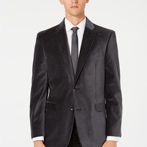 TOMMY HILFIGER Modern-Fit  Solid VELVET Sport Coat
